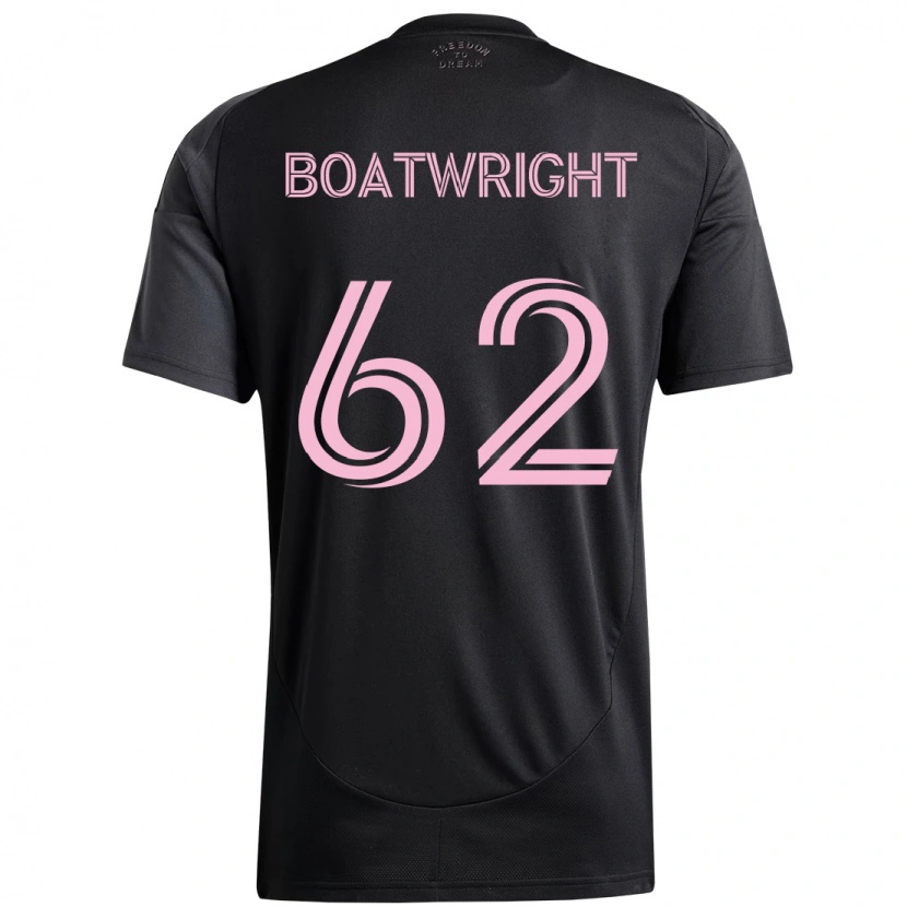 Danxen Mann Israel Boatwright #62 Svart Rosa Bortetrøye Drakt Trøye 2025/26 Skjorter T-Skjorte