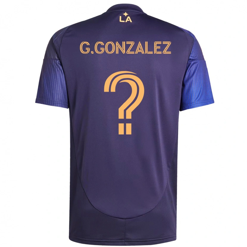 Danxen Mann Gustavo Gonzalez #0 Lilla Blå Bortetrøye Drakt Trøye 2025/26 Skjorter T-Skjorte