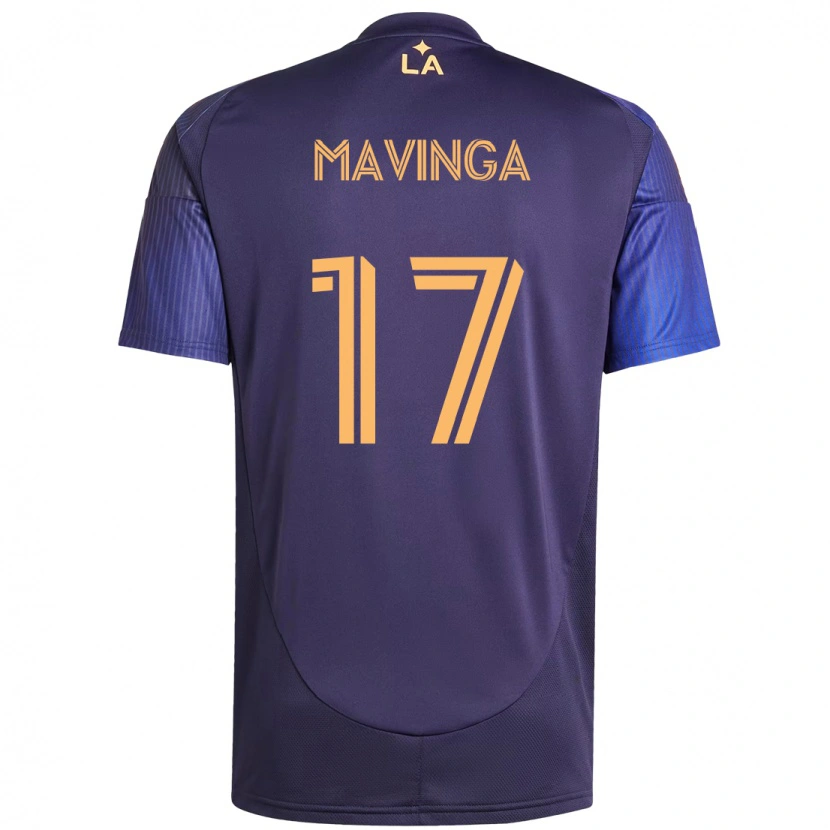 Danxen Mann Chris Mavinga #17 Lilla Blå Bortetrøye Drakt Trøye 2025/26 Skjorter T-Skjorte