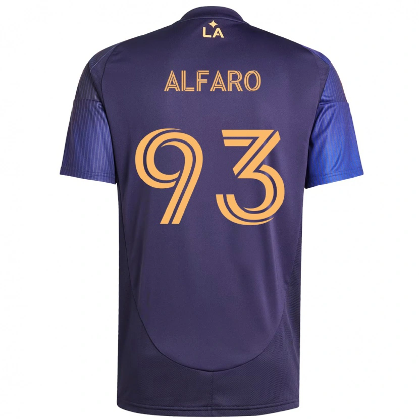 Danxen Mann Tony Alfaro #93 Lilla Blå Bortetrøye Drakt Trøye 2025/26 Skjorter T-Skjorte
