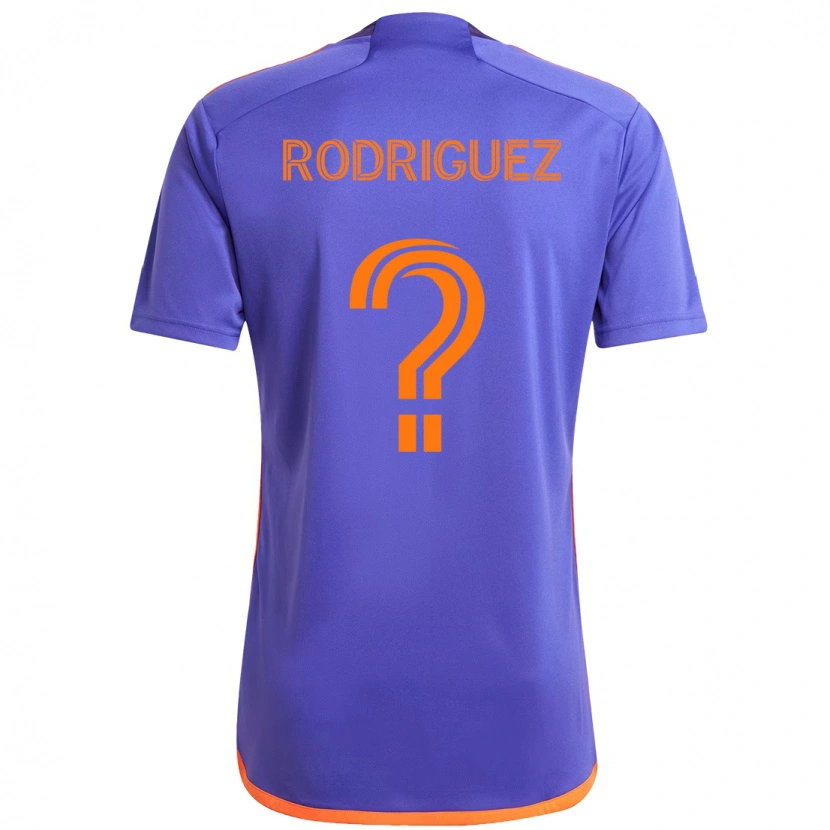 Danxen Mann Sebastián Rodríguez #0 Lilla Oransje Bortetrøye Drakt Trøye 2025/26 Skjorter T-Skjorte