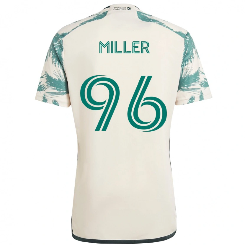 Danxen Mann Carver Miller #96 Beige Grønn Bortetrøye Drakt Trøye 2025/26 Skjorter T-Skjorte