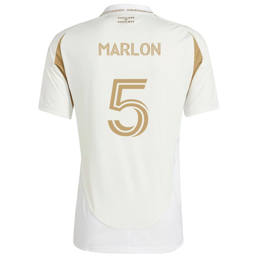 Danxen Mann Marlon #5 Hvit Brun Bortetrøye Drakt Trøye 2025/26 Skjorter T-Skjorte