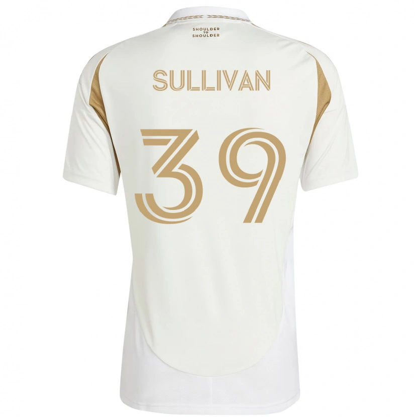 Danxen Mann Nicklaus Sullivan #39 Hvit Brun Bortetrøye Drakt Trøye 2025/26 Skjorter T-Skjorte