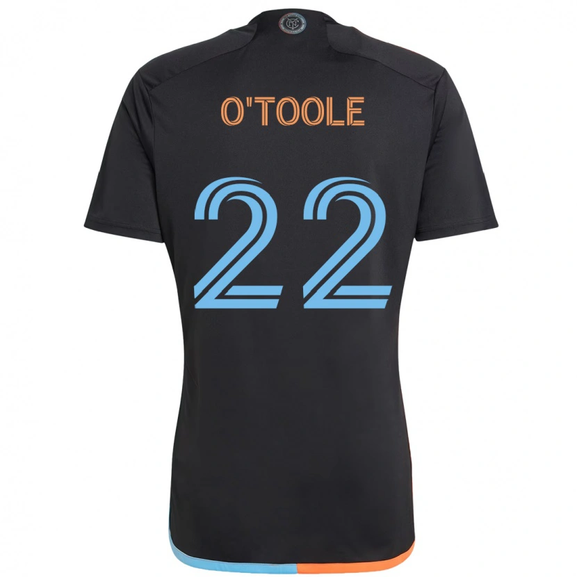 Danxen Mann Kevin O'toole #22 Svart Blå Oransje Bortetrøye Drakt Trøye 2025/26 Skjorter T-Skjorte
