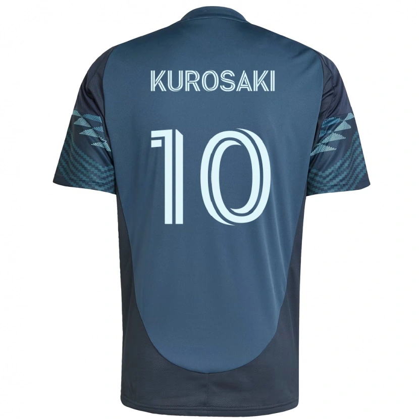 Danxen Mann Yuuka Kurosaki #10 Lyseblå Bortetrøye Drakt Trøye 2025/26 Skjorter T-Skjorte