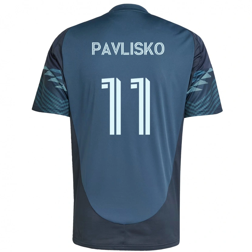 Danxen Mann Kirsten Pavlisko #11 Lyseblå Bortetrøye Drakt Trøye 2025/26 Skjorter T-Skjorte