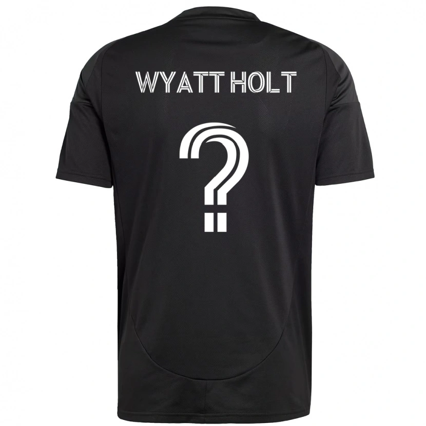 Danxen Mann Wyatt Holt #0 Svart Hvit Bortetrøye Drakt Trøye 2025/26 Skjorter T-Skjorte