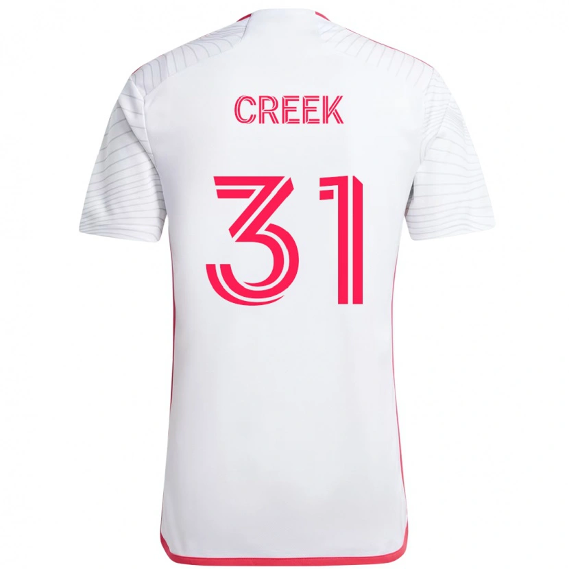 Danxen Mann Michael Creek #31 Hvit Magenta Bortetrøye Drakt Trøye 2025/26 Skjorter T-Skjorte