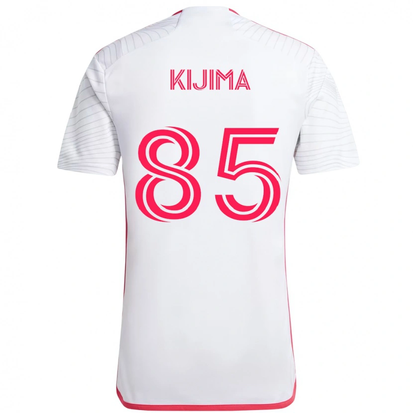 Danxen Mann Hosei Kijima #85 Hvit Magenta Bortetrøye Drakt Trøye 2025/26 Skjorter T-Skjorte