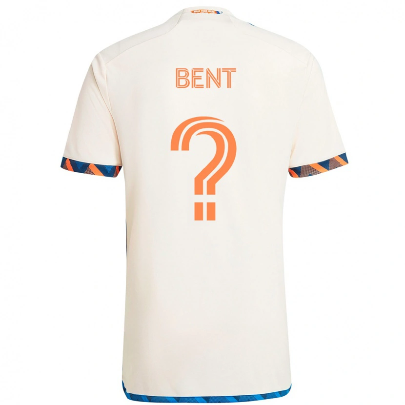 Danxen Mann Brandon Bent #0 Hvit Blå Oransje Bortetrøye Drakt Trøye 2025/26 Skjorter T-Skjorte