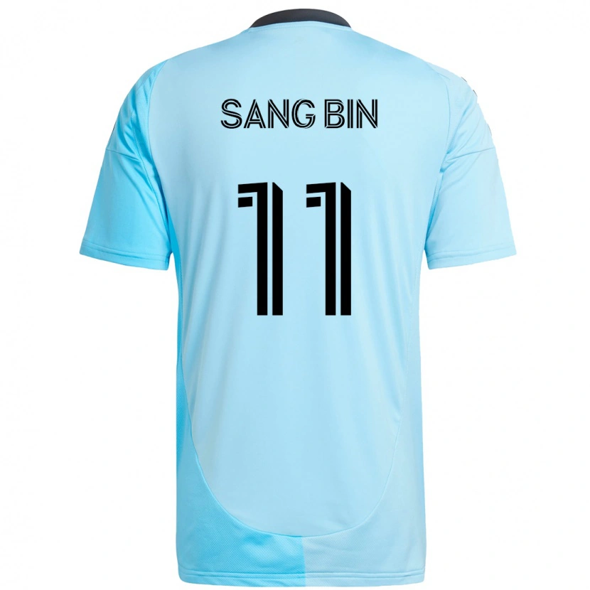 Danxen Mann Sang-Bin Jeong #11 Himmelsblå Bortetrøye Drakt Trøye 2025/26 Skjorter T-Skjorte