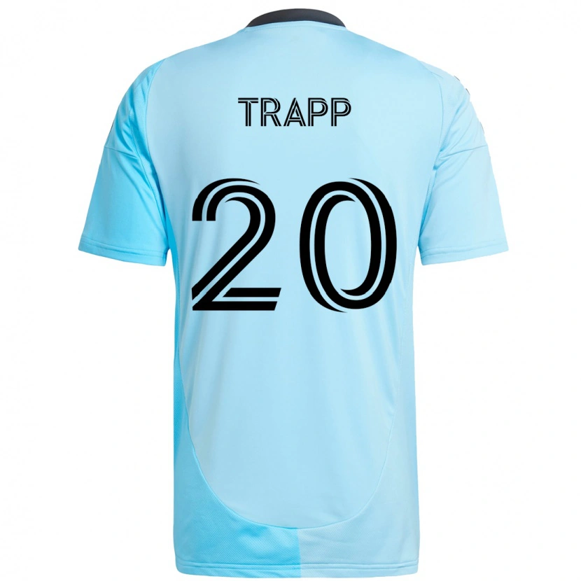 Danxen Mann Wil Trapp #20 Himmelsblå Bortetrøye Drakt Trøye 2025/26 Skjorter T-Skjorte