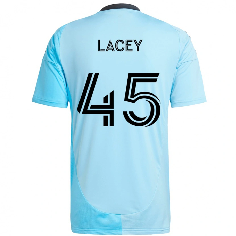 Danxen Mann Kameron Lacey #45 Himmelsblå Bortetrøye Drakt Trøye 2025/26 Skjorter T-Skjorte