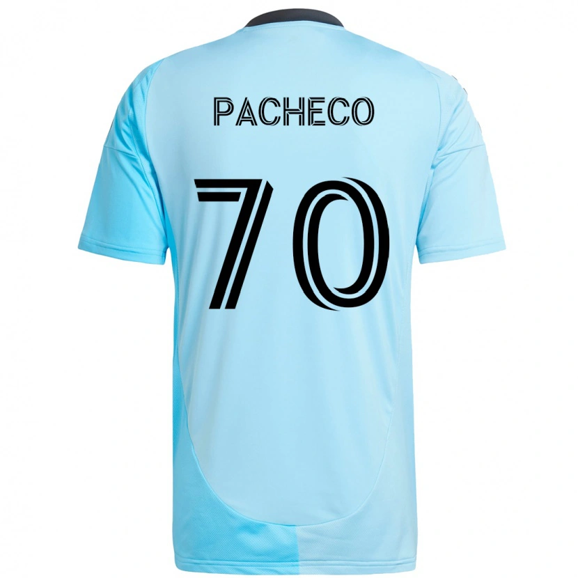 Danxen Mann Diogo Pacheco #70 Himmelsblå Bortetrøye Drakt Trøye 2025/26 Skjorter T-Skjorte