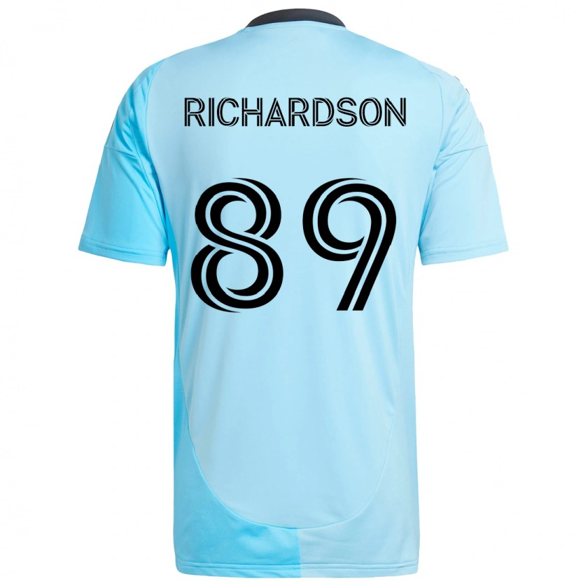 Danxen Mann Nick Richardson #89 Himmelsblå Bortetrøye Drakt Trøye 2025/26 Skjorter T-Skjorte