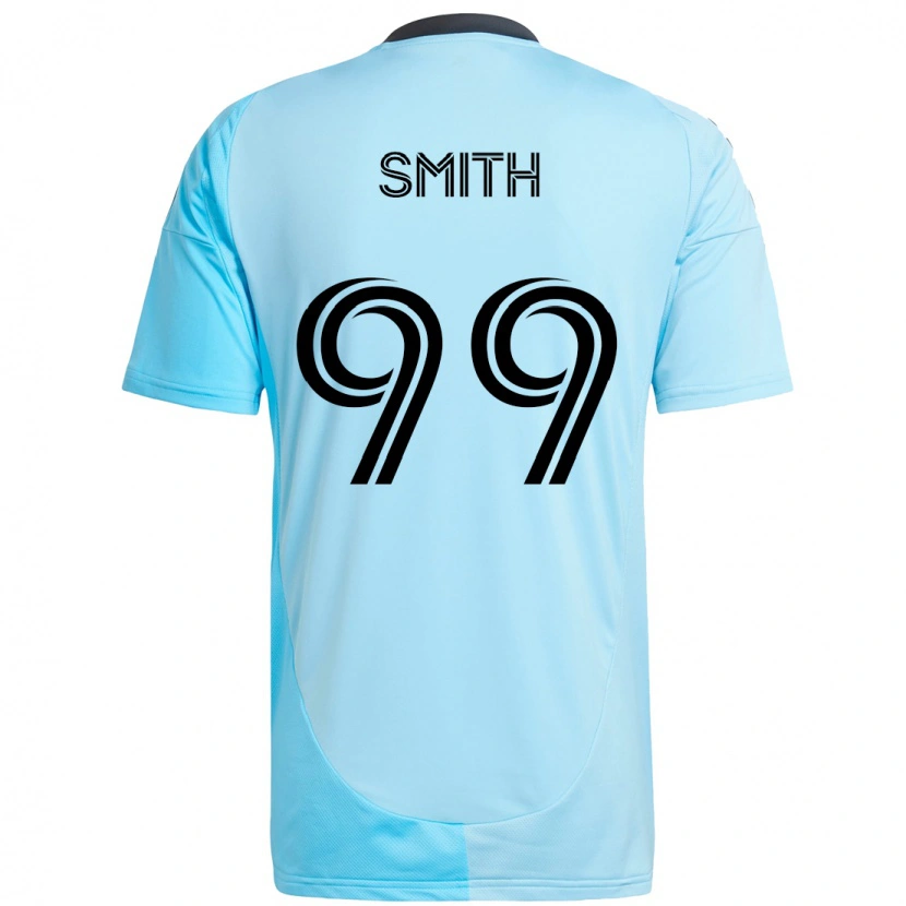 Danxen Mann Jordan Adebayo-Smith #99 Himmelsblå Bortetrøye Drakt Trøye 2025/26 Skjorter T-Skjorte