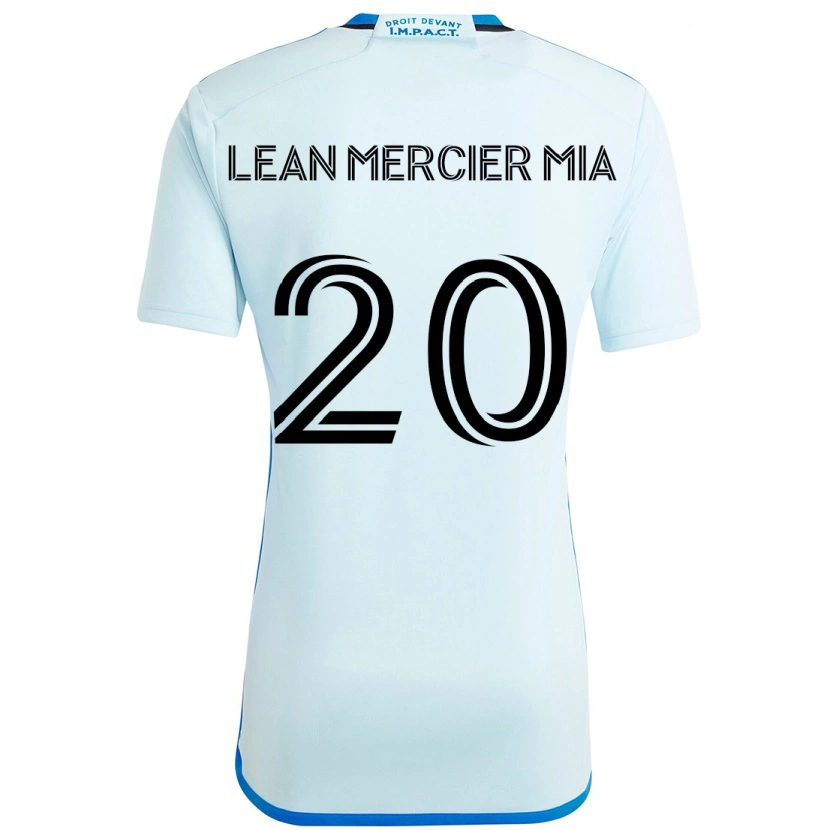 Danxen Mann Mc Lean Mercier Mia #20 Himmelsblå Mørkeblå Bortetrøye Drakt Trøye 2025/26 Skjorter T-Skjorte
