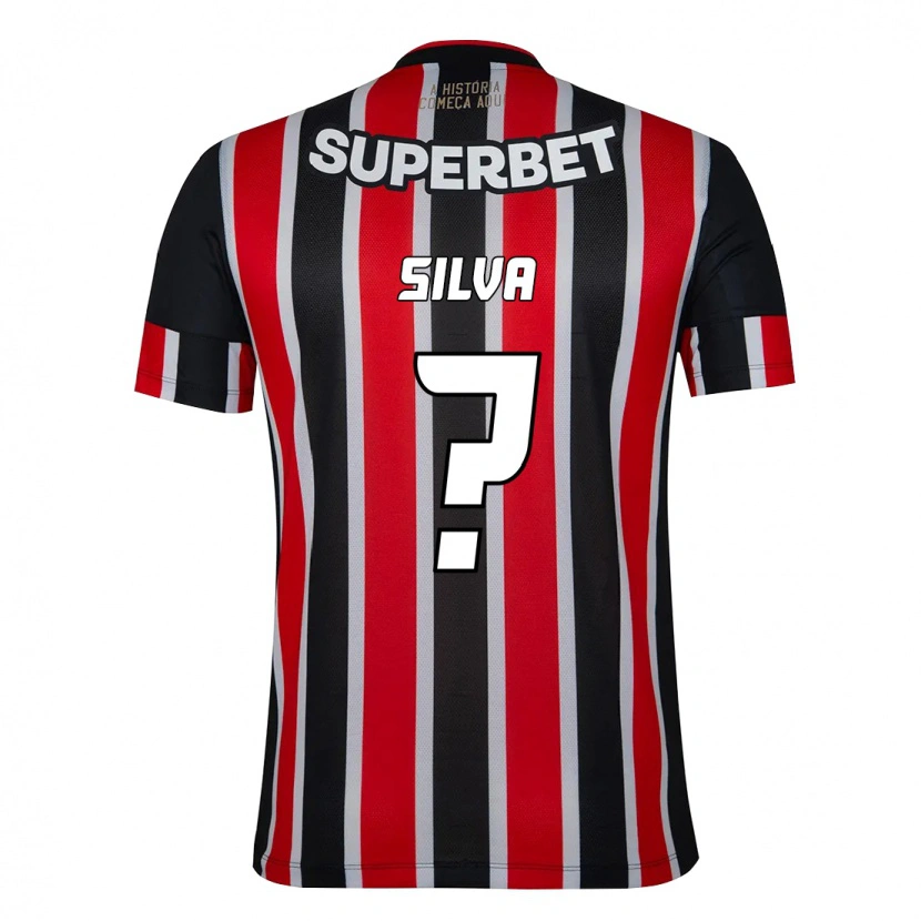 Danxen Mann Mateus Silva #0 Svart Rød Bortetrøye Drakt Trøye 2025/26 Skjorter T-Skjorte