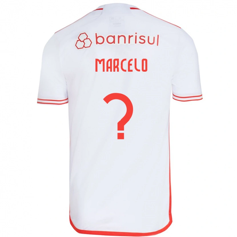 Danxen Mann João Marcelo #0 Hvit Rød Bortetrøye Drakt Trøye 2025/26 Skjorter T-Skjorte