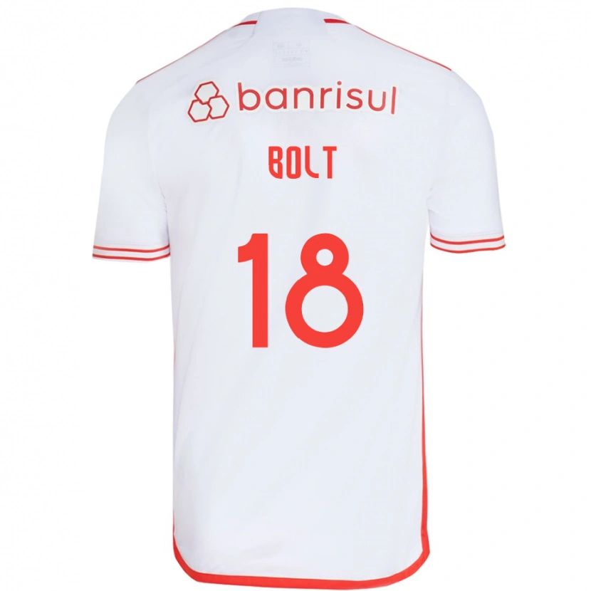 Danxen Mann Tamara Bolt #18 Hvit Rød Bortetrøye Drakt Trøye 2025/26 Skjorter T-Skjorte