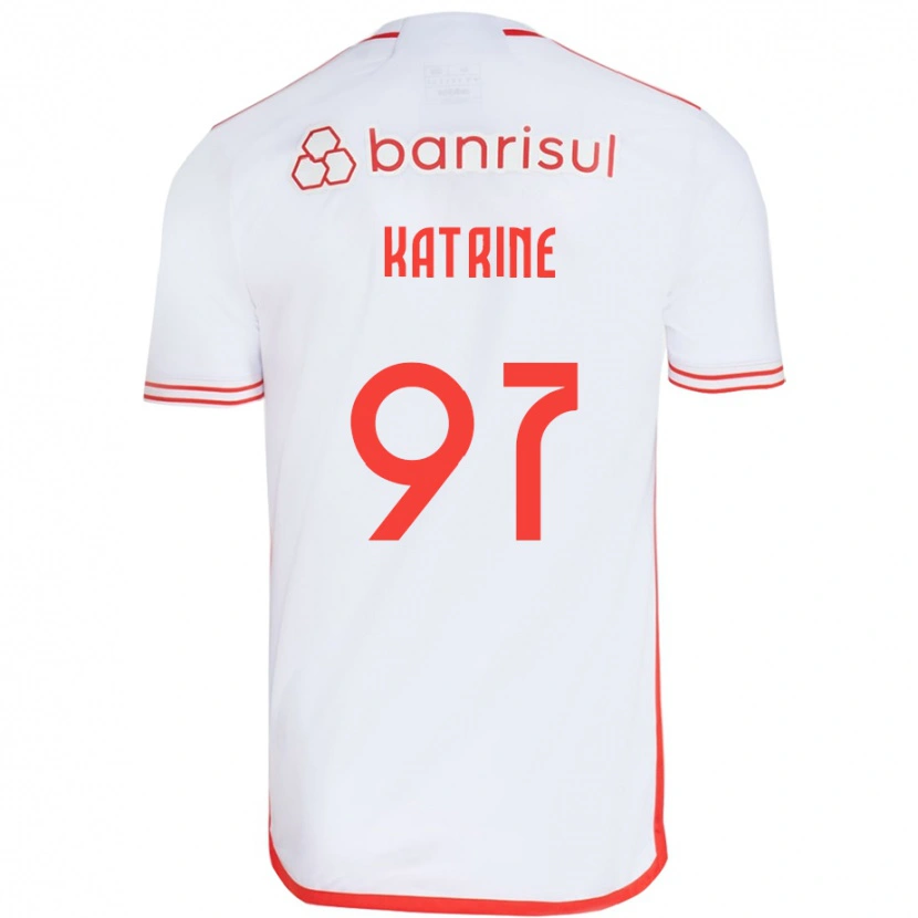 Danxen Mann Katrine #97 Hvit Rød Bortetrøye Drakt Trøye 2025/26 Skjorter T-Skjorte