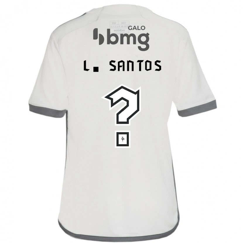 Danxen Mann Léo Santos #0 Off White Bortetrøye Drakt Trøye 2025/26 Skjorter T-Skjorte