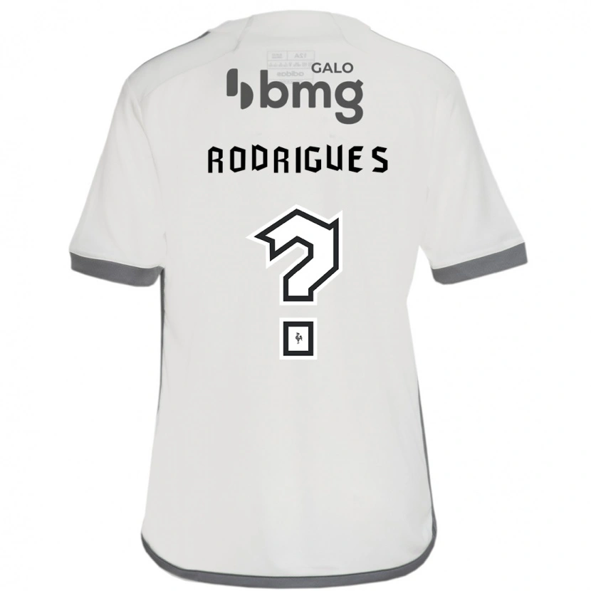 Danxen Mann Vinicius Rodrigues #0 Off White Bortetrøye Drakt Trøye 2025/26 Skjorter T-Skjorte