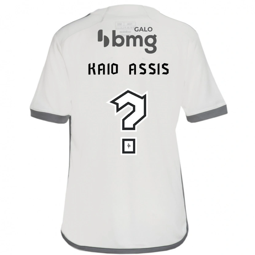 Danxen Mann Kaio Assis #0 Off White Bortetrøye Drakt Trøye 2025/26 Skjorter T-Skjorte