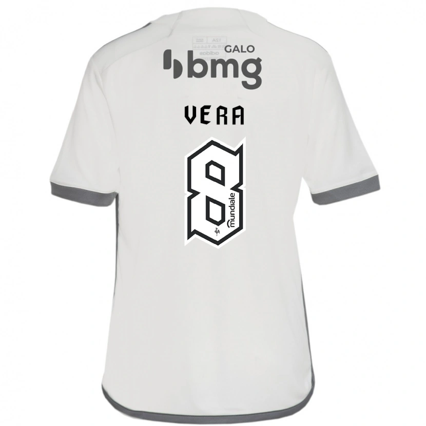Danxen Mann Fausto Vera #8 Off White Bortetrøye Drakt Trøye 2025/26 Skjorter T-Skjorte