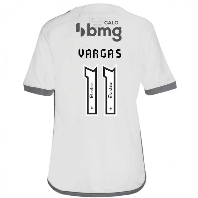 Danxen Mann Eduardo Vargas #11 Off White Bortetrøye Drakt Trøye 2025/26 Skjorter T-Skjorte