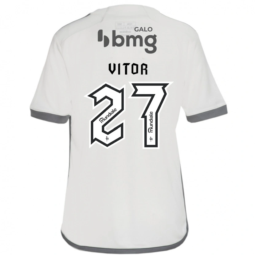 Danxen Mann Paulo Vitor #27 Off White Bortetrøye Drakt Trøye 2025/26 Skjorter T-Skjorte