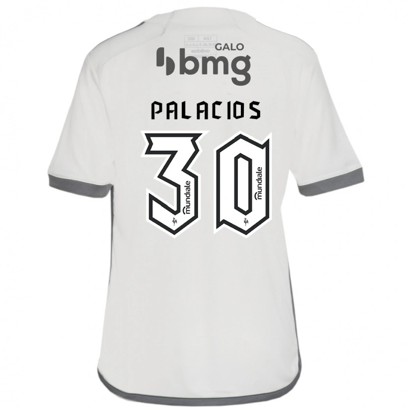 Danxen Mann Brahian Palacios #30 Off White Bortetrøye Drakt Trøye 2025/26 Skjorter T-Skjorte