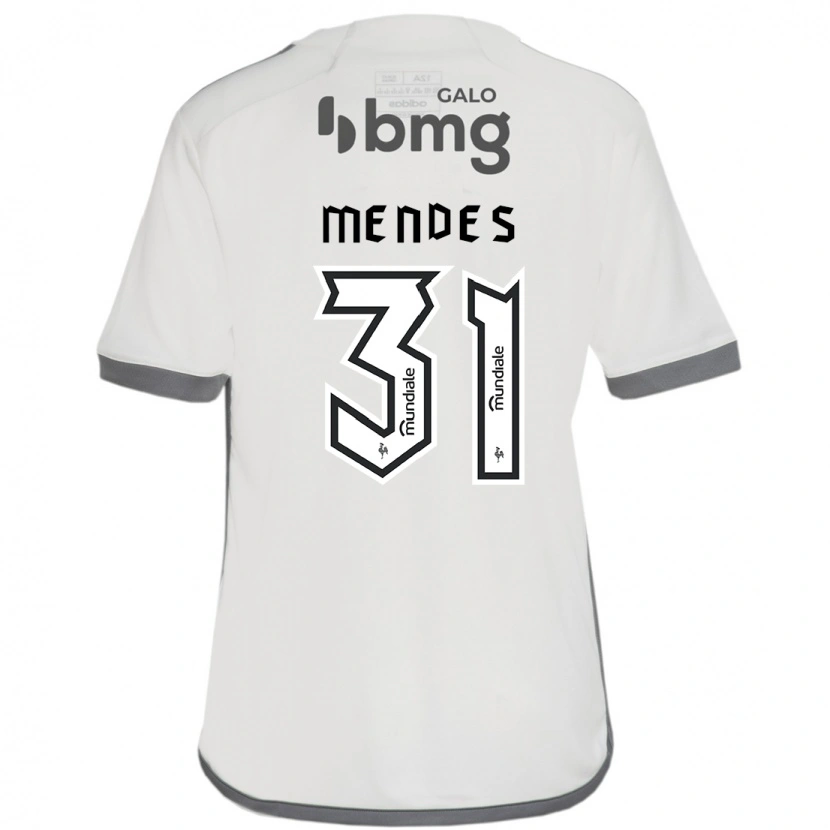 Danxen Mann Matheus Mendes #31 Off White Bortetrøye Drakt Trøye 2025/26 Skjorter T-Skjorte