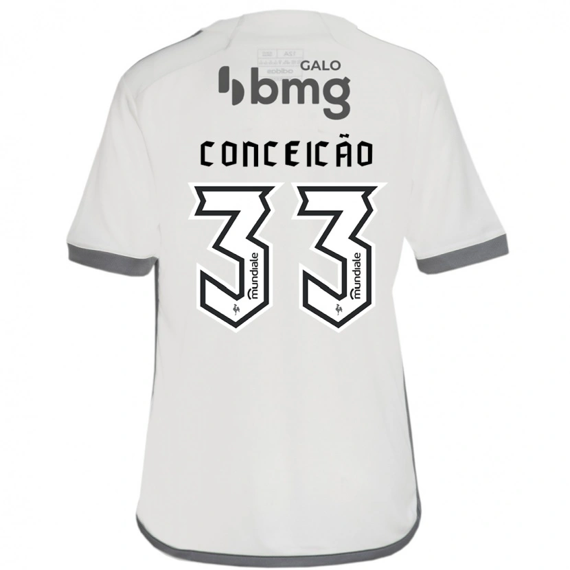 Danxen Mann Robert Conceição #33 Off White Bortetrøye Drakt Trøye 2025/26 Skjorter T-Skjorte