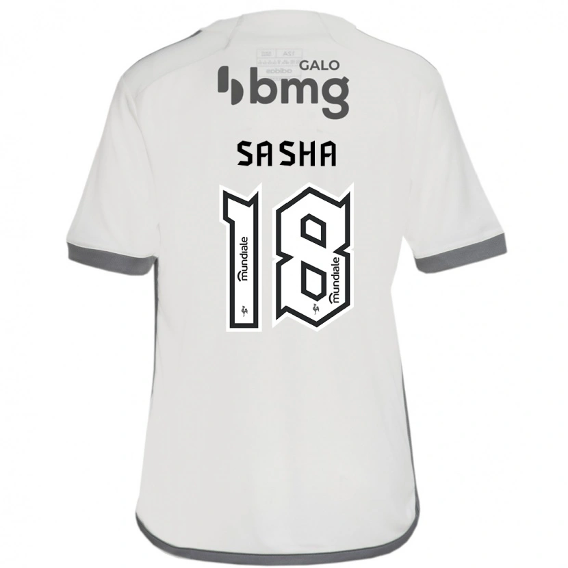Danxen Mann Eduardo Sasha #18 Off White Bortetrøye Drakt Trøye 2025/26 Skjorter T-Skjorte