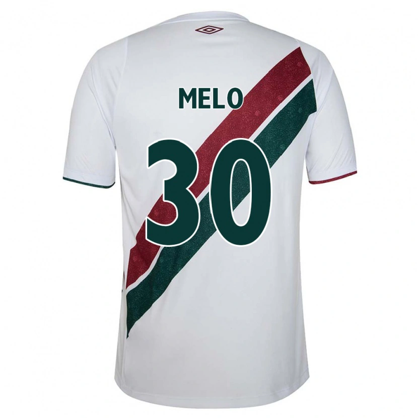 Danxen Mann Felipe Melo #30 Hvit Grønn Burgunder Bortetrøye Drakt Trøye 2025/26 Skjorter T-Skjorte