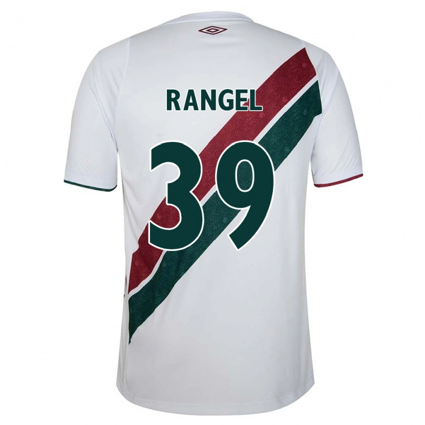 Danxen Mann Pedro Rangel #39 Hvit Grønn Burgunder Bortetrøye Drakt Trøye 2025/26 Skjorter T-Skjorte