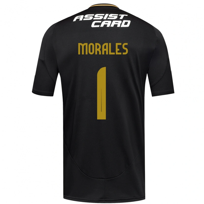 Danxen Mann Benjamín Morales #1 Svart Hvit Bortetrøye Drakt Trøye 2025/26 Skjorter T-Skjorte