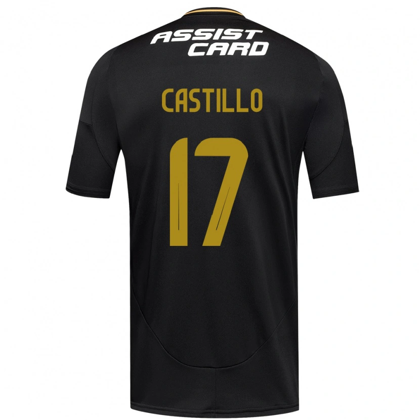Danxen Mann Fabián Castillo #17 Svart Hvit Bortetrøye Drakt Trøye 2025/26 Skjorter T-Skjorte