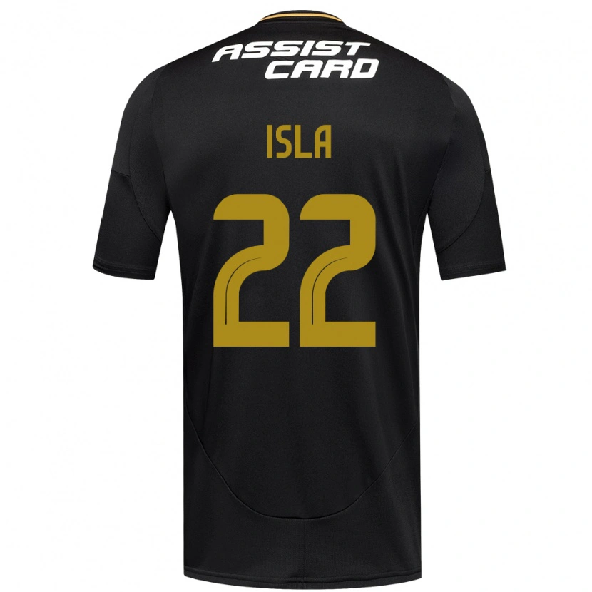 Danxen Mann Mauricio Isla #22 Svart Hvit Bortetrøye Drakt Trøye 2025/26 Skjorter T-Skjorte