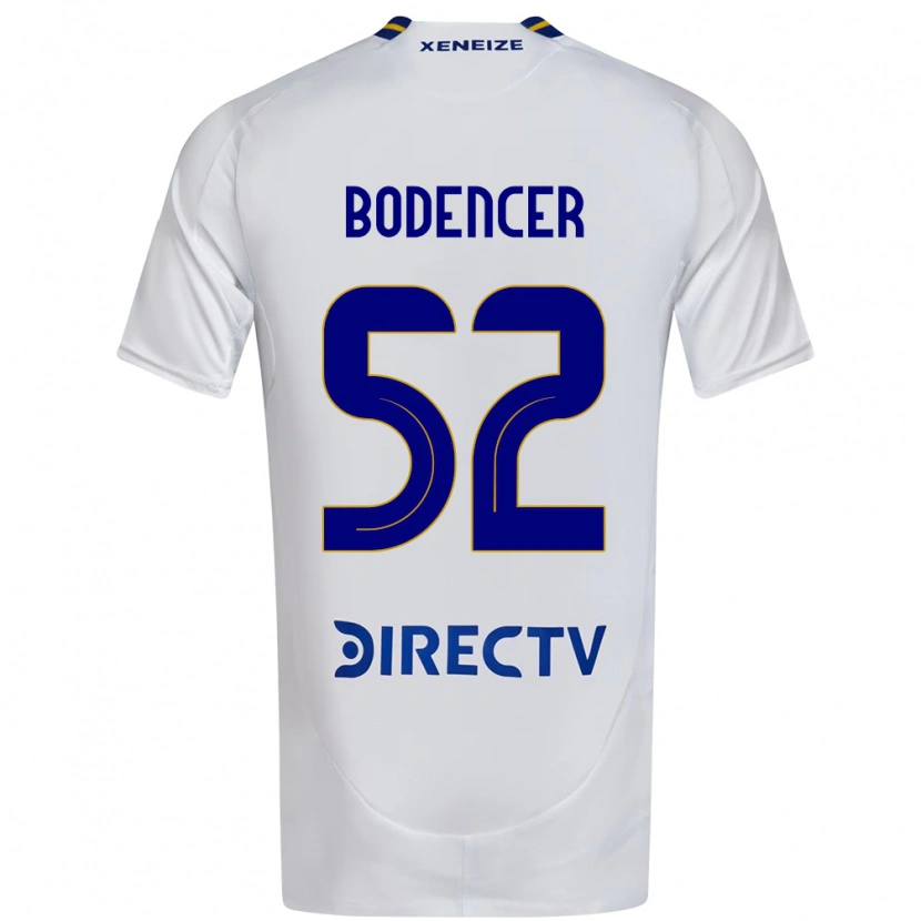 Danxen Mann Erik Bodencer #52 Hvit Blå Bortetrøye Drakt Trøye 2025/26 Skjorter T-Skjorte