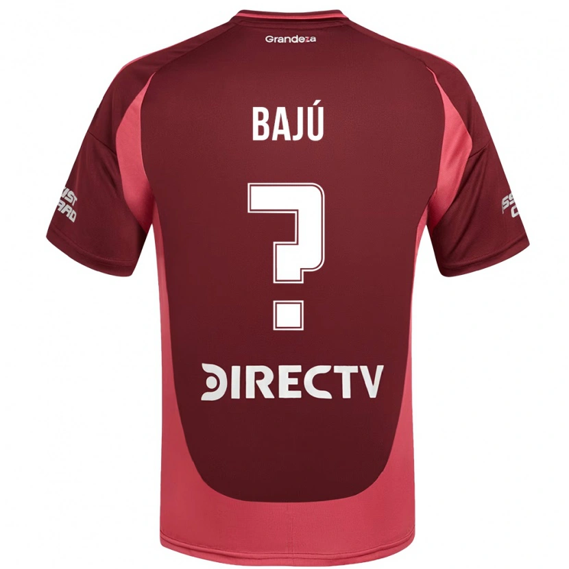Danxen Mann Lisandro Bajú #0 Burgunder Magenta Bortetrøye Drakt Trøye 2025/26 Skjorter T-Skjorte