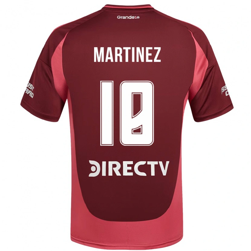 Danxen Mann Gonzalo Martínez #18 Burgunder Magenta Bortetrøye Drakt Trøye 2025/26 Skjorter T-Skjorte