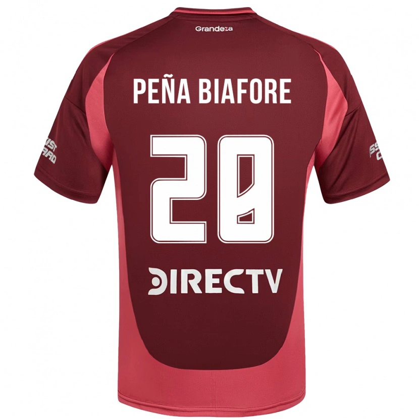 Danxen Mann Felipe Pena Biafore #28 Burgunder Magenta Bortetrøye Drakt Trøye 2025/26 Skjorter T-Skjorte