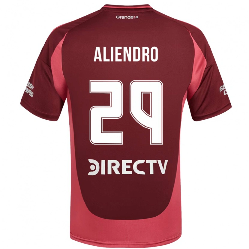 Danxen Mann Rodrigo Aliendro #29 Burgunder Magenta Bortetrøye Drakt Trøye 2025/26 Skjorter T-Skjorte