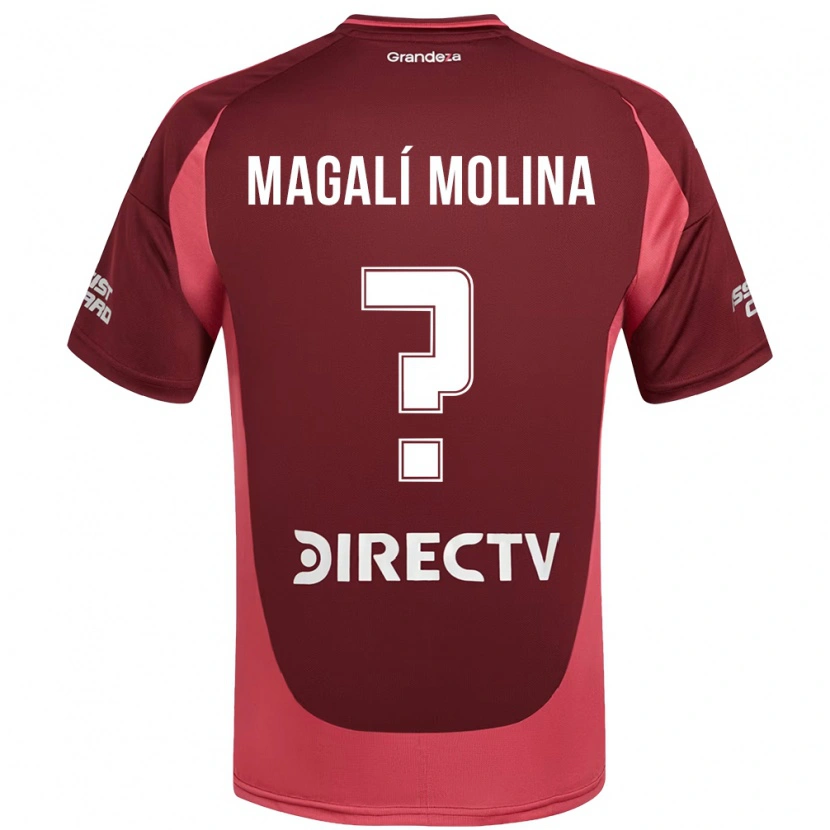 Danxen Mann Celena Magalí Molina #0 Burgunder Magenta Bortetrøye Drakt Trøye 2025/26 Skjorter T-Skjorte