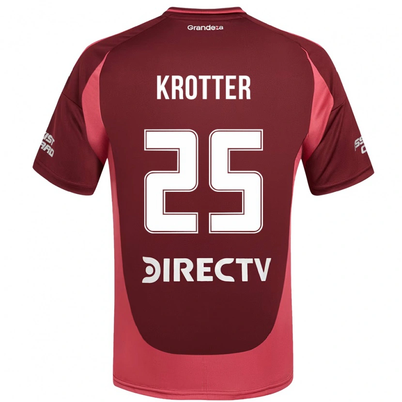 Danxen Mann Martina Krotter #25 Burgunder Magenta Bortetrøye Drakt Trøye 2025/26 Skjorter T-Skjorte