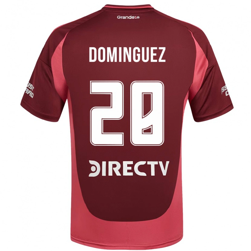 Danxen Mann Evelyn Sofía Domínguez #28 Burgunder Magenta Bortetrøye Drakt Trøye 2025/26 Skjorter T-Skjorte