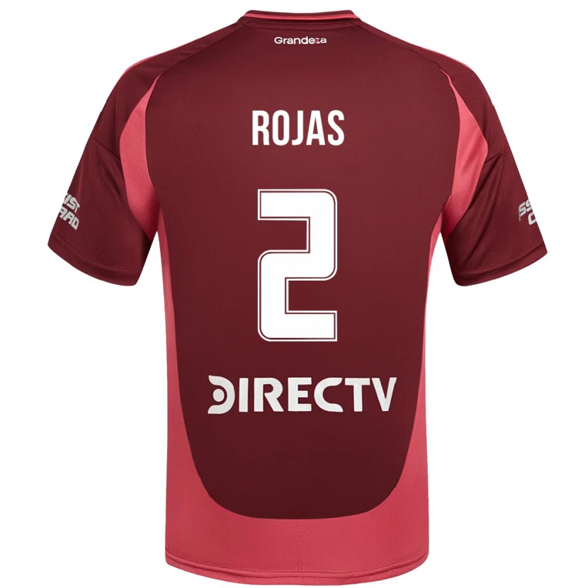 Danxen Mann Robert Rojas #2 Burgunder Magenta Bortetrøye Drakt Trøye 2025/26 Skjorter T-Skjorte